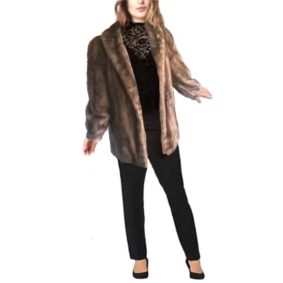 Pappas Genuine Mink Fur Coat - Picture 9 of 16